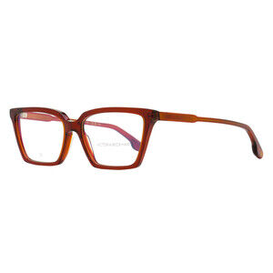 Victoria Beckham Flared Rectangular Eyeglasses VB2653 610 Red 55mm